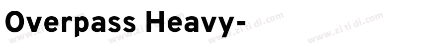 Overpass Heavy字体转换 Overpass Heavy字体转换